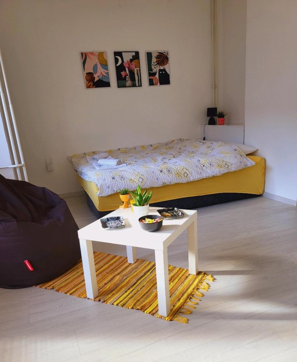 City Center White Apartment! سكوبجي المظهر الخارجي الصورة