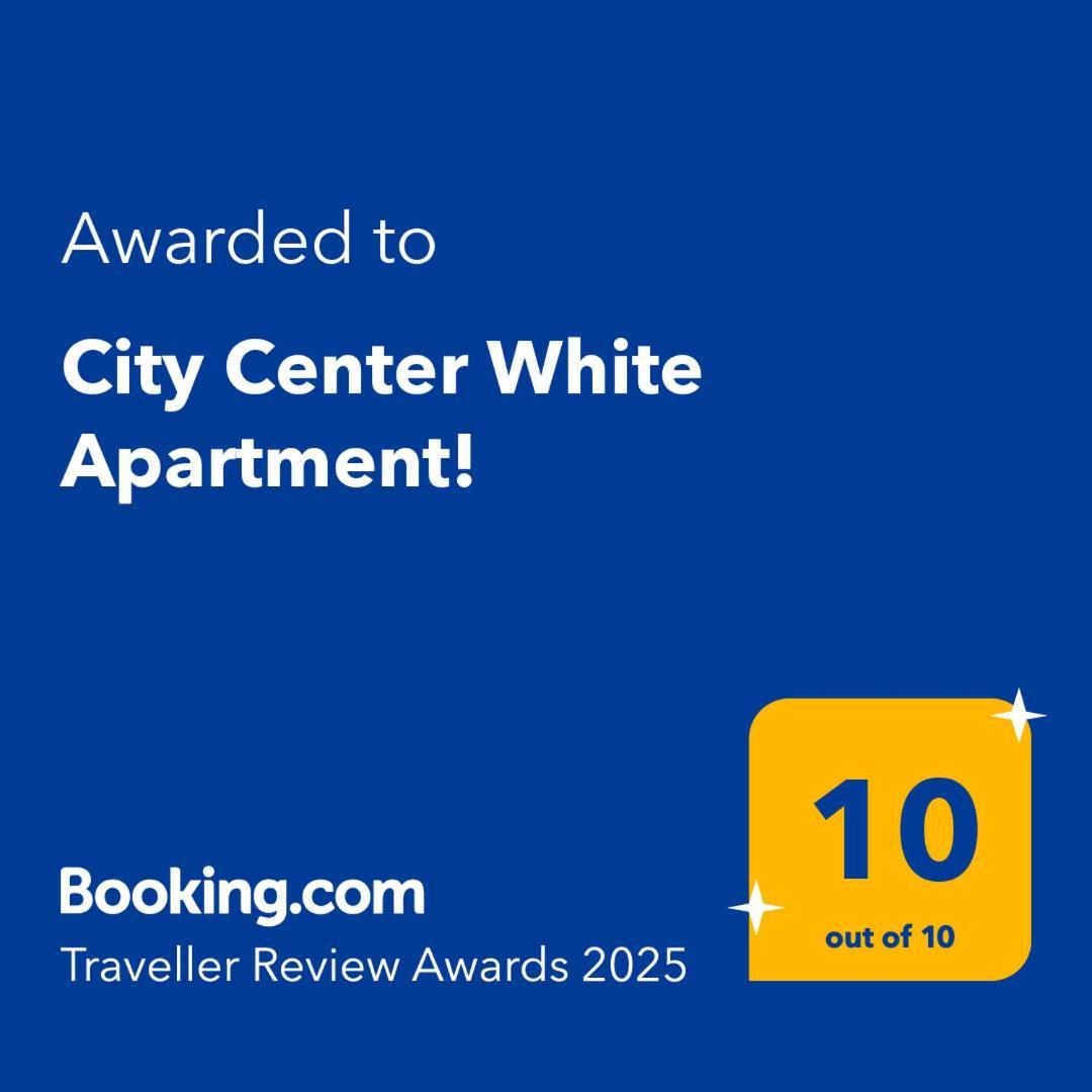 City Center White Apartment! سكوبجي المظهر الخارجي الصورة